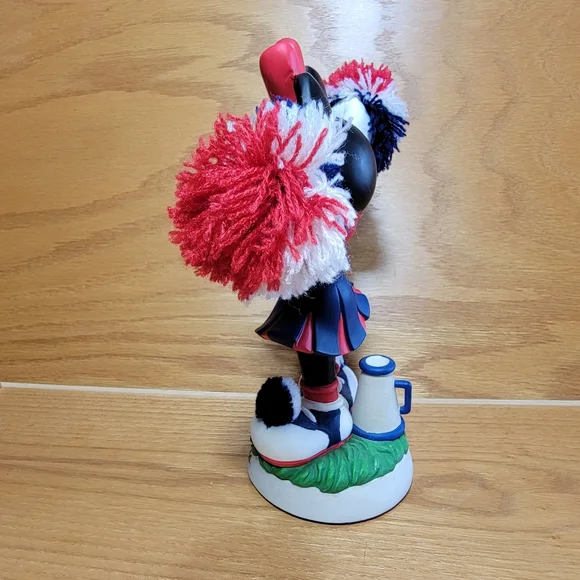 Vintage Walt Disney World Bobblehead Minnie Mouse Cheerleader Red, Blue … - Picture 4 of 15